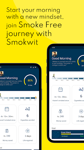 Android application Smokwit - Quit Smoking screenshort