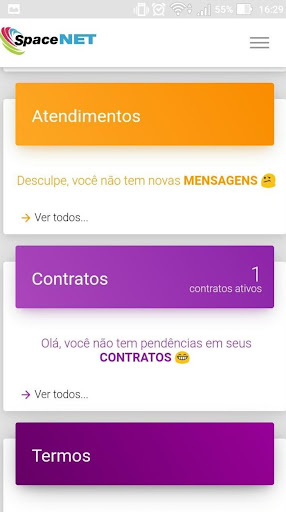 SpaceNET Telecom Screen 3