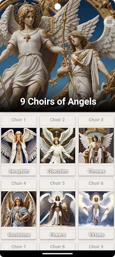 Android application Nine Choirs Of Angels screenshort