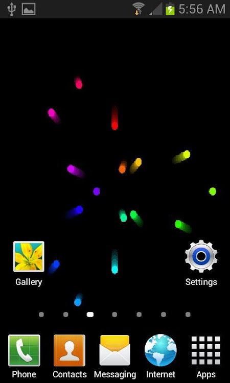 Moving Balls Live Wallpaper - 3 - (Android)