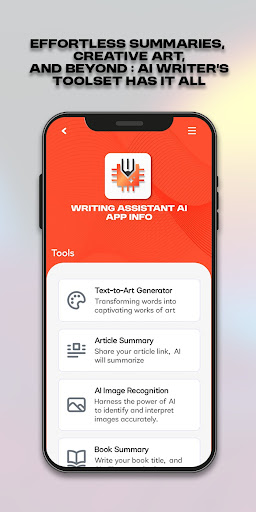Writting Asisstant AI App Info