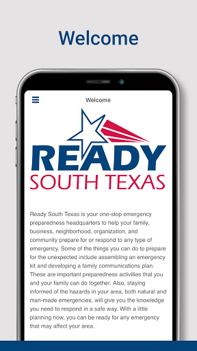 Screenshot of Ready South Texas