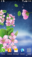 screenshot of Night Sakura Live Wallpaper