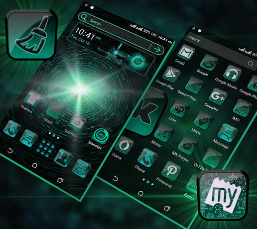Hi Tech Launcher Theme Screen 3