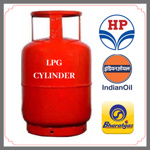 LPG Gas Booking Online (HP, In logo