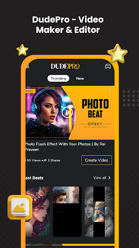 Android application DudePro - Video Maker & Editor screenshort