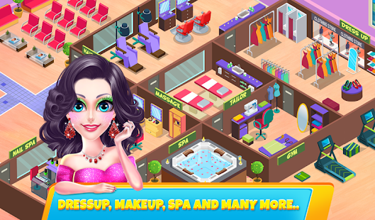 Makeover Salon Dash - Girls Dress up & Makeup Game 1.3 screenshots 24