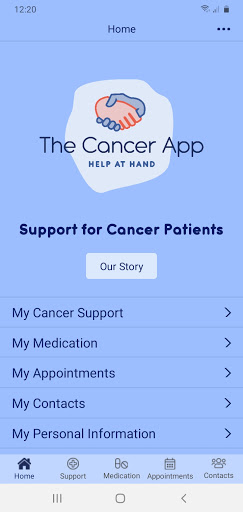 Android application The Cancer App screenshort