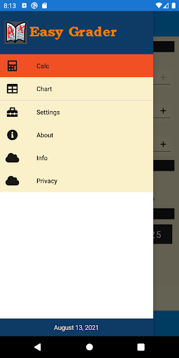 Easy Grader Screen 3