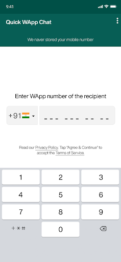 Quick WApp Chat Screen 3