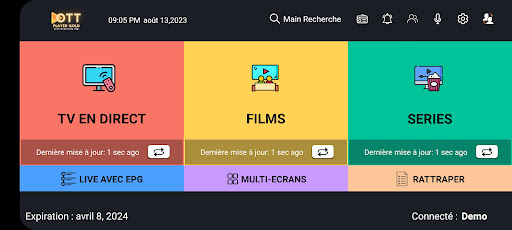 OTT PLAYER GOLD Screen 2
