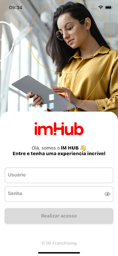Android application IM HUB screenshort