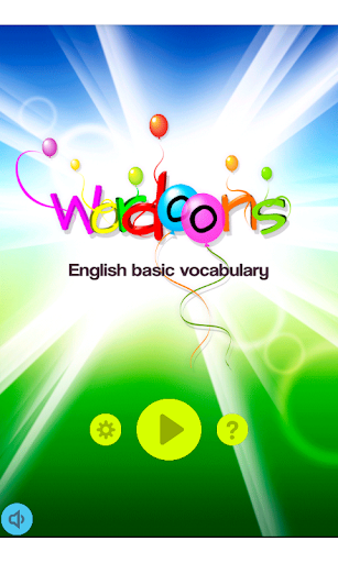 Android application Wordoons - English vocabulary screenshort