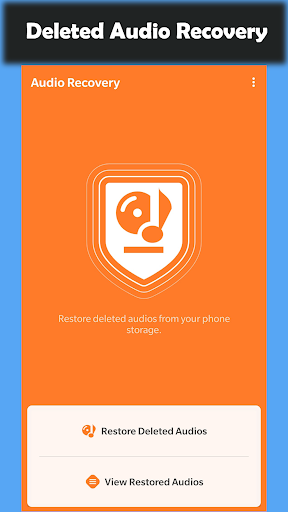 Android application Deleted Audio Recovery screenshort