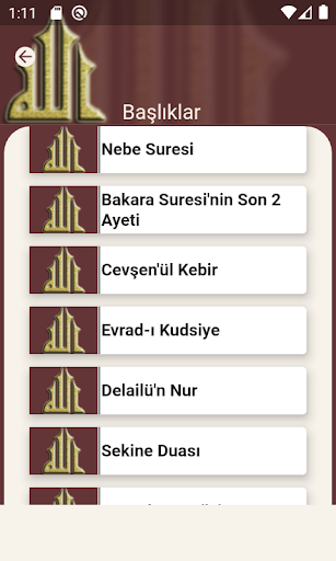 Büyük Cevşen ve Türkçe Meali Screen 3