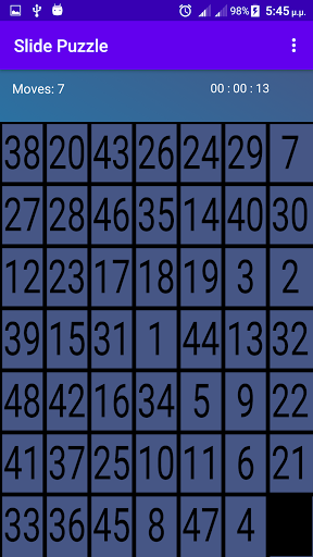Slide Puzzle Screen 3