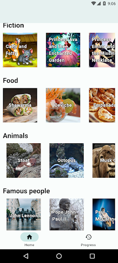 Android application Read-n-Fill screenshort
