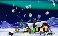 screenshot of Northern Lights Live Wallpaper