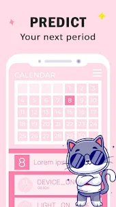 Smart Period Tracker, Calendar