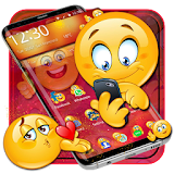 Lovely Emoji Launcher Theme icon