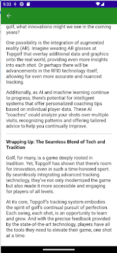 Golf News Nation Screen 3