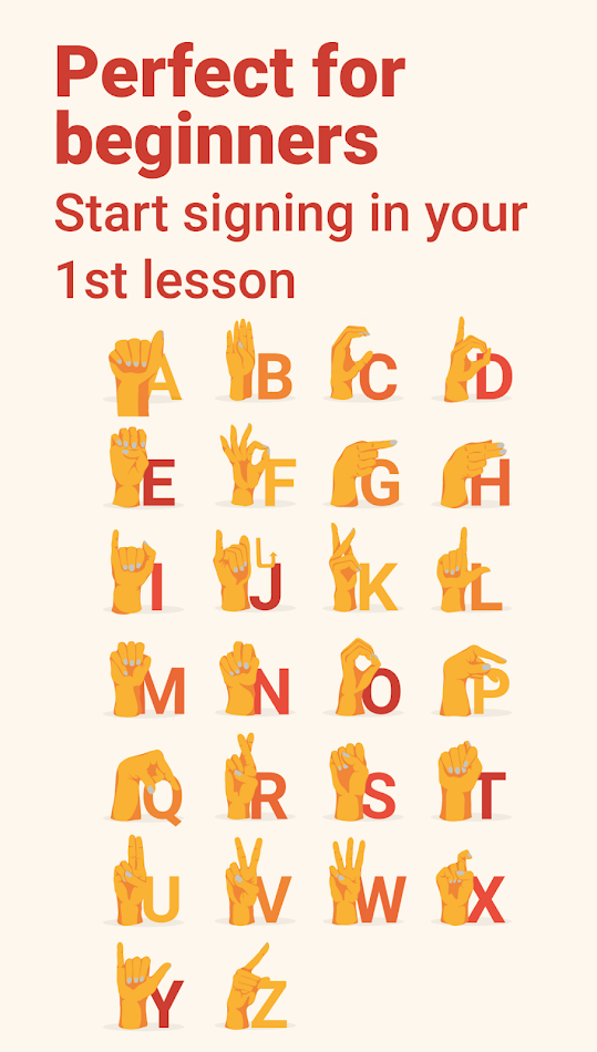 #2. Lingvano: Sign Language - ASL (Android) De: Lingvano