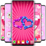 Cover Image of ดาวน์โหลด HD Pink Girly Live Wallpaper 6.9.10 APK