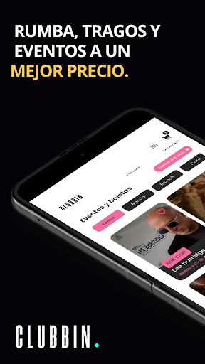 Android application Clubbin.Tragos,Comida y Fiesta screenshort