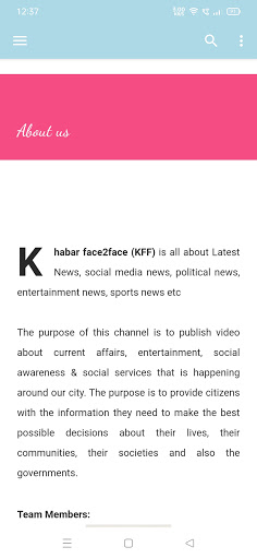 Khabar Face2face Screen 2