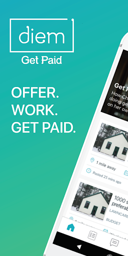 Android application Diem - Get Paid screenshort