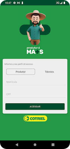 Android application Produtor é Mais screenshort
