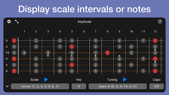 AnyScale - Tunings & Scales