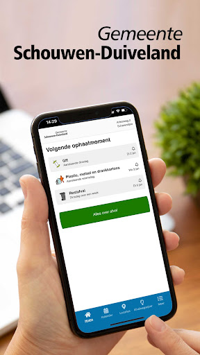Android application Afvalapp Schouwen-Duiveland screenshort
