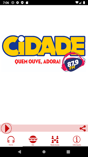 Android application Cidade FM - Rio Verde screenshort