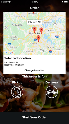 Android application Music City Gyros screenshort