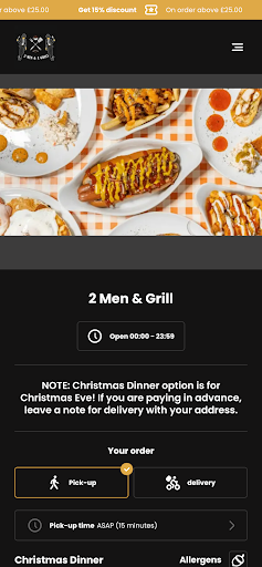 Android application 2 Men & a Grill screenshort