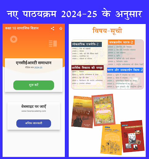 Android application Class 10 Social Hindi Medium screenshort