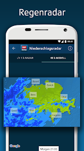 SRF Meteo - Wetter Schweiz Screenshot