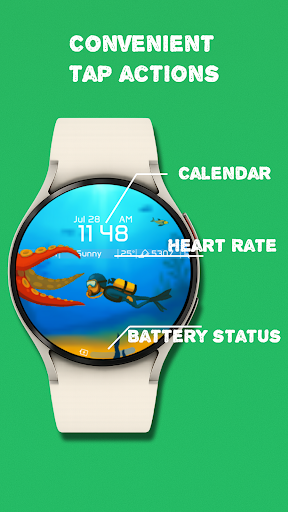 Summer Dive Watch Face