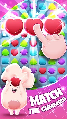 グミキャンディーマッチゲーム Match 3 Puzzleのおすすめ画像1