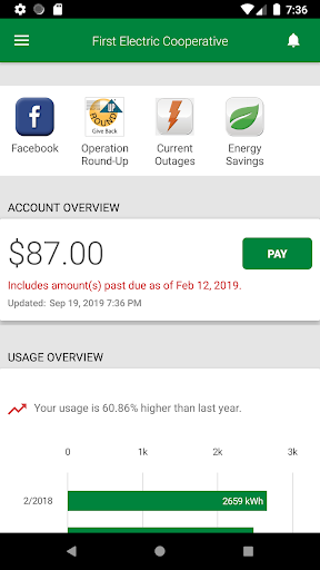 Screenshot of First Electric