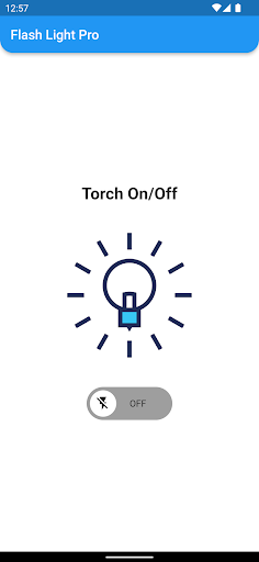 Android application Flash Light Pro screenshort