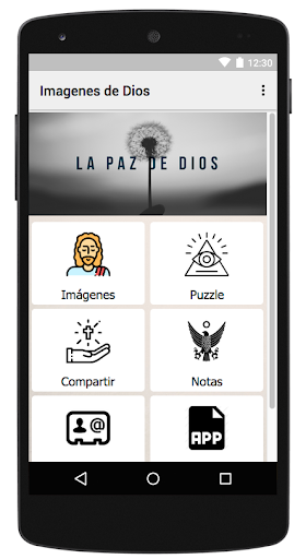 Android application Imagenes de Dios screenshort