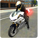 Police Motorbike Traffic Driving icon