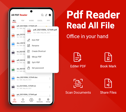 Android application PDF Reader - Ebook PDFs Viewer screenshort