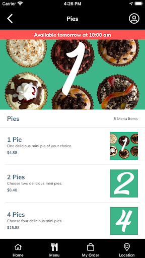 Whipd Pies Screen 3