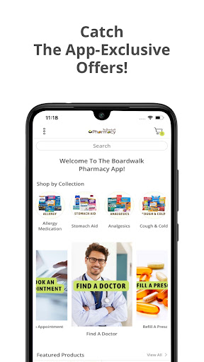 Android application The Boardwalk Pharmacy screenshort