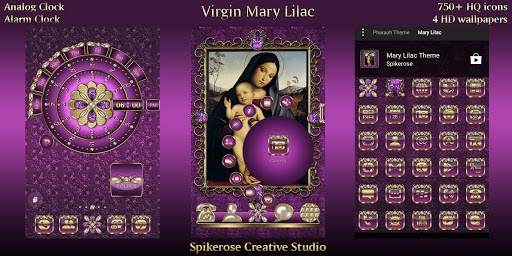 Virgin Mary Lilac theme Screen 2