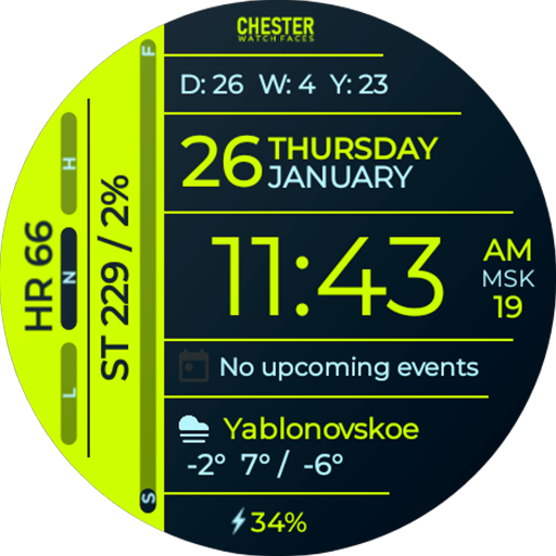 Chester Info Edge watch face logo