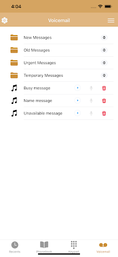 @COM Personal Call Manager App Screen 2